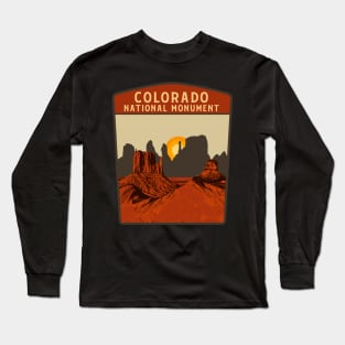 Colorado national monument Mountain & Sun Long Sleeve T-Shirt